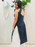 Naira Polka Muse Halter Kurti