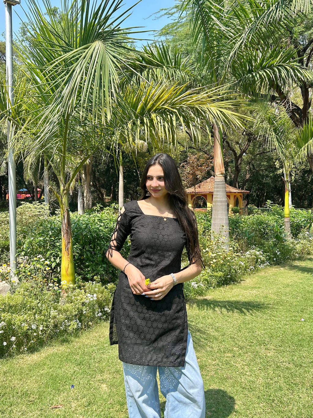 Sanwari Dori Sleeve Kurti