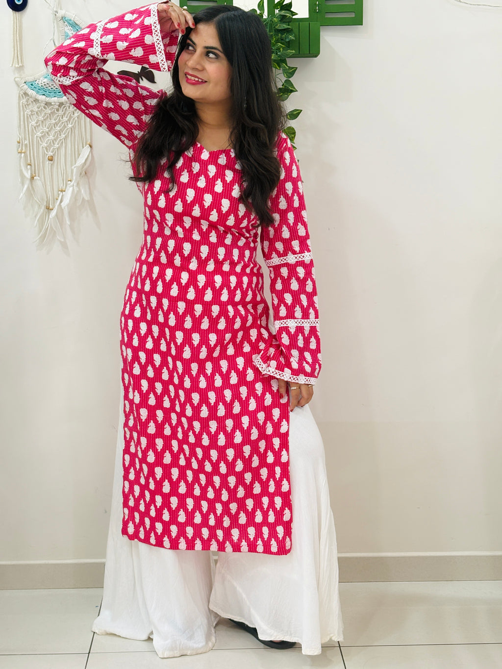 Pihu Bell Sleeve Long Kurti
