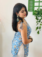 Nayanika Tie Strap Corset Back Kurti