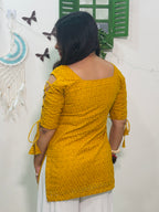 Sunflower Dori Sleeve Kurti 🌻