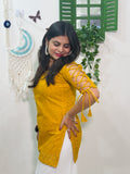 Sunflower Dori Sleeve Kurti 🌻