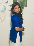 Royal Blue Pearl Kurti