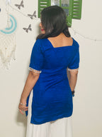 Royal Blue Pearl Kurti