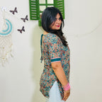 Aabha Paisley Lace Kurti