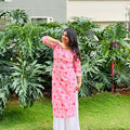 Khushboo Floral Lace Kurti