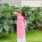Khushboo Floral Lace Kurti