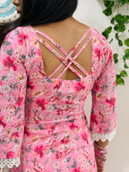 Khushboo Floral Lace Kurti