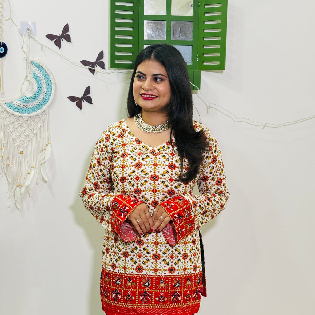 Siara Ruby Swarovski Kurti