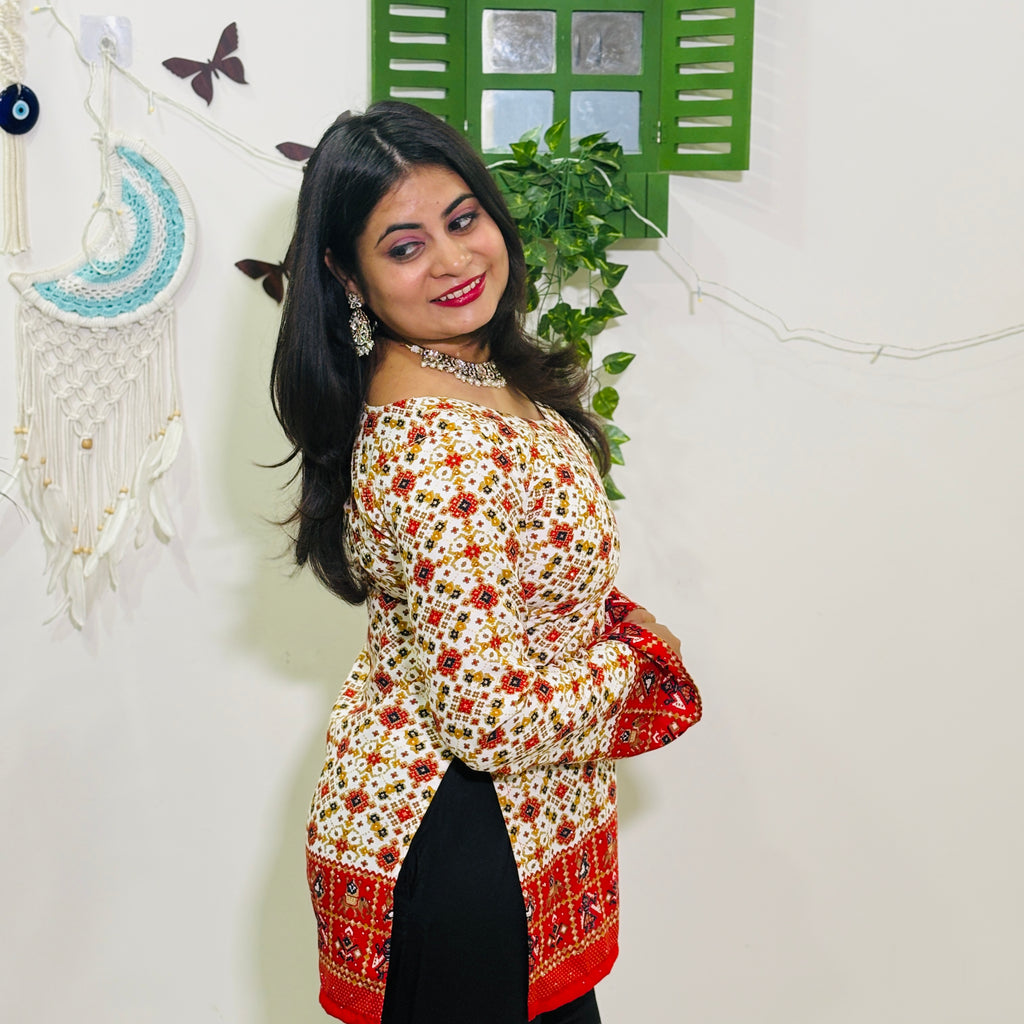 Siara Ruby Swarovski Kurti