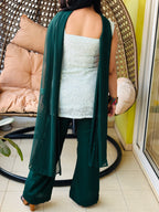 Emerald Noor Mirror Lace Suit Set