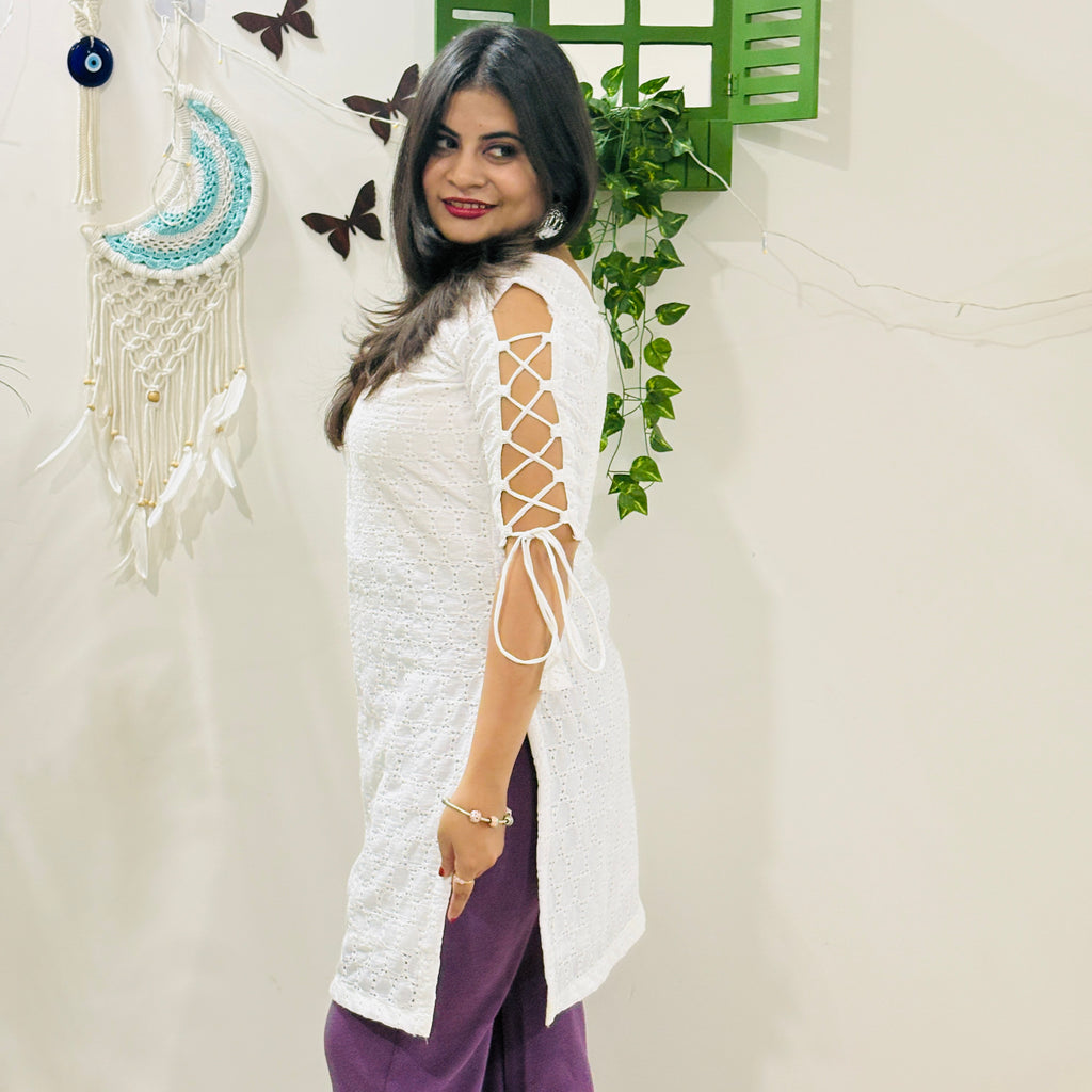 Sitara Dori Sleeve Kurti