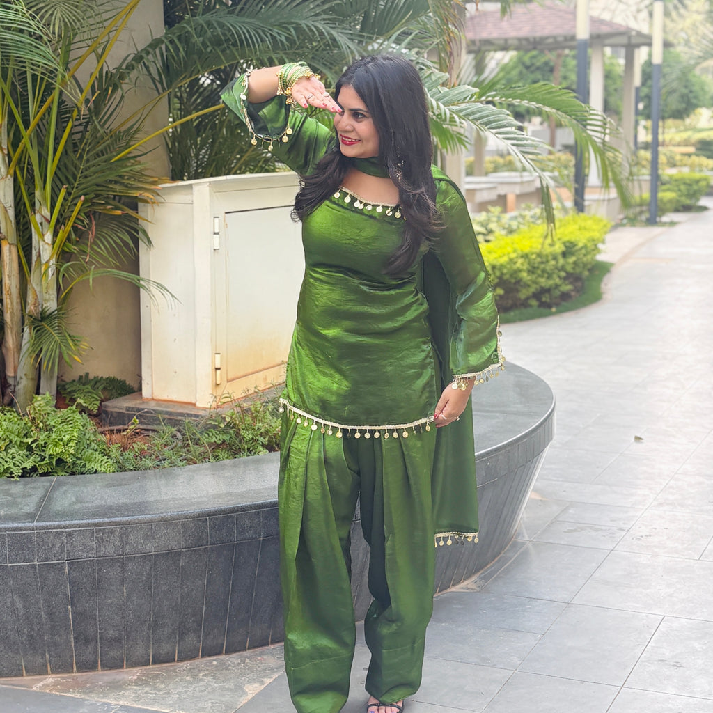 Sahiba Coin Lace Kurti (only kurti - 1 piece)