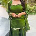Sahiba Coin Lace Kurti (only kurti - 1 piece)