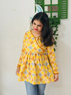 Sunshine Wrap Flare Kurti