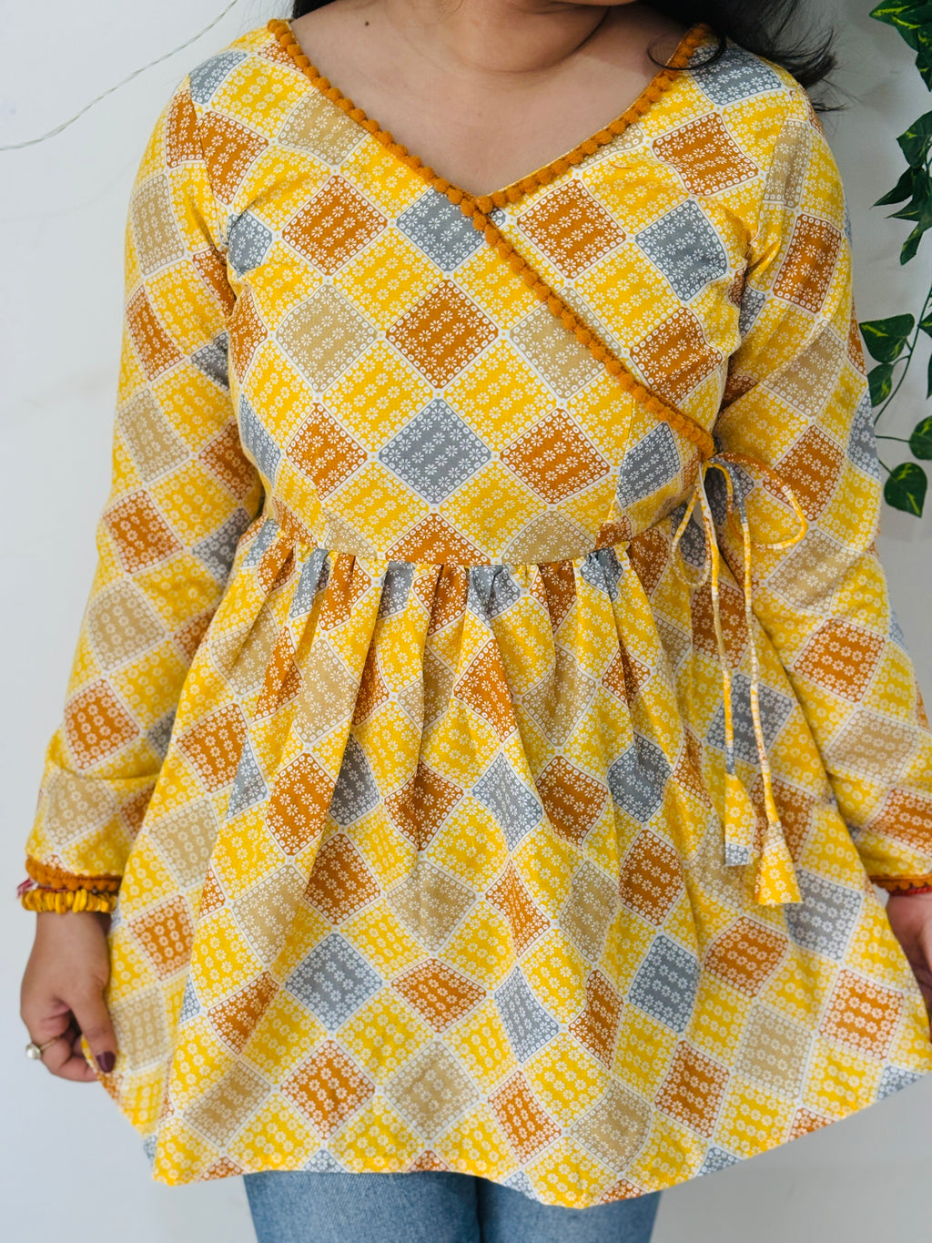 Sunshine Wrap Flare Kurti
