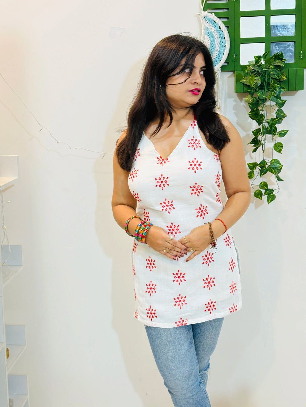 Bold Bloom Kurti