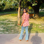 Blush Lotus Dori Sleeve Kurti