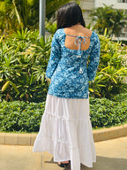 Noura Shell Lace Kurti