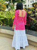 Pankhuri Shell Lace Kurti