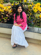 Pankhuri Shell Lace Kurti