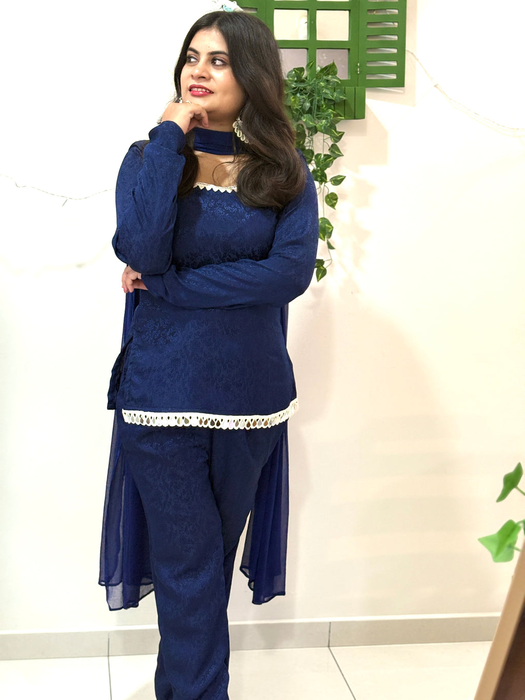 Navy Vintage Grace Suit