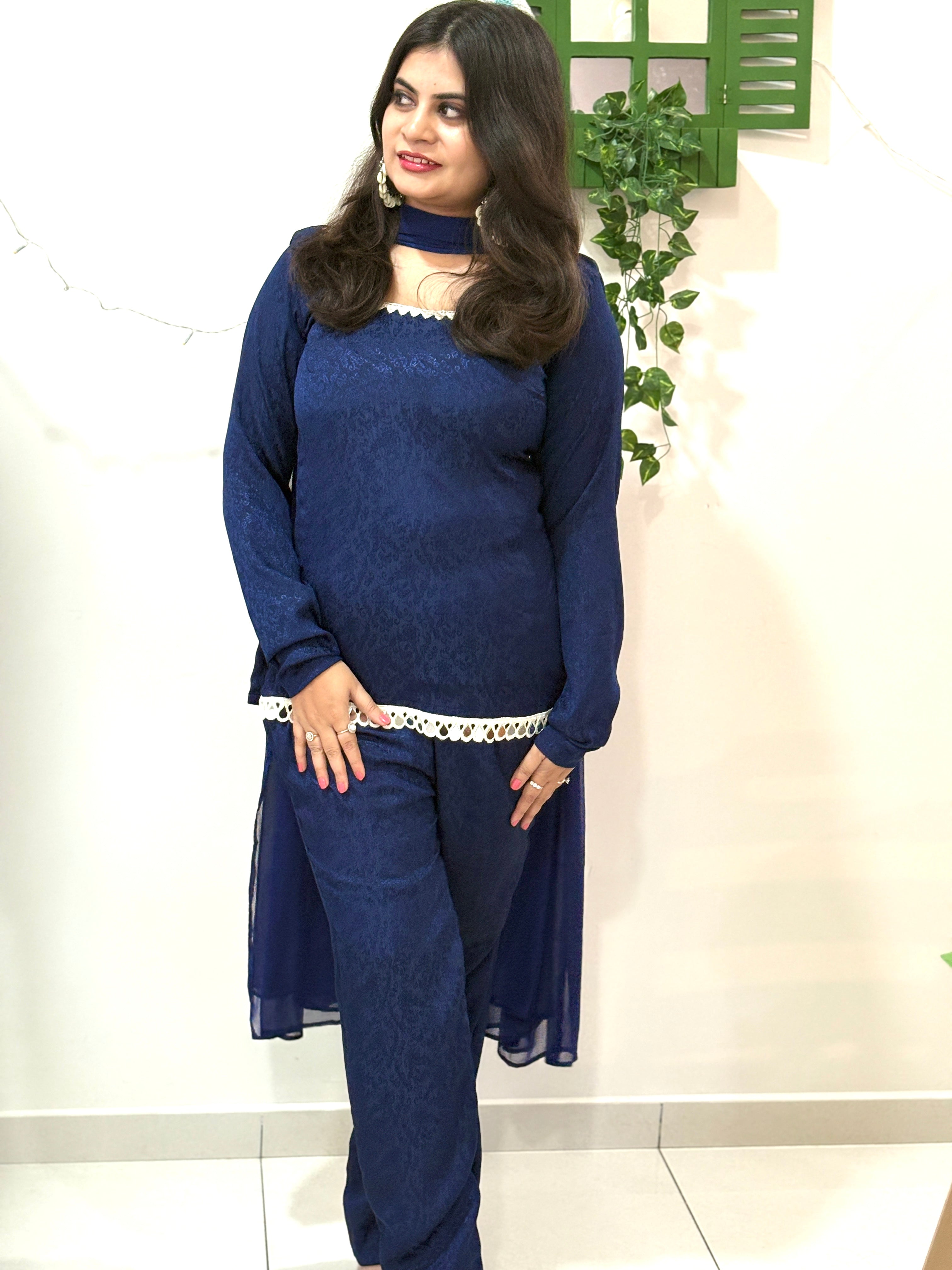 Navy Vintage Grace Suit