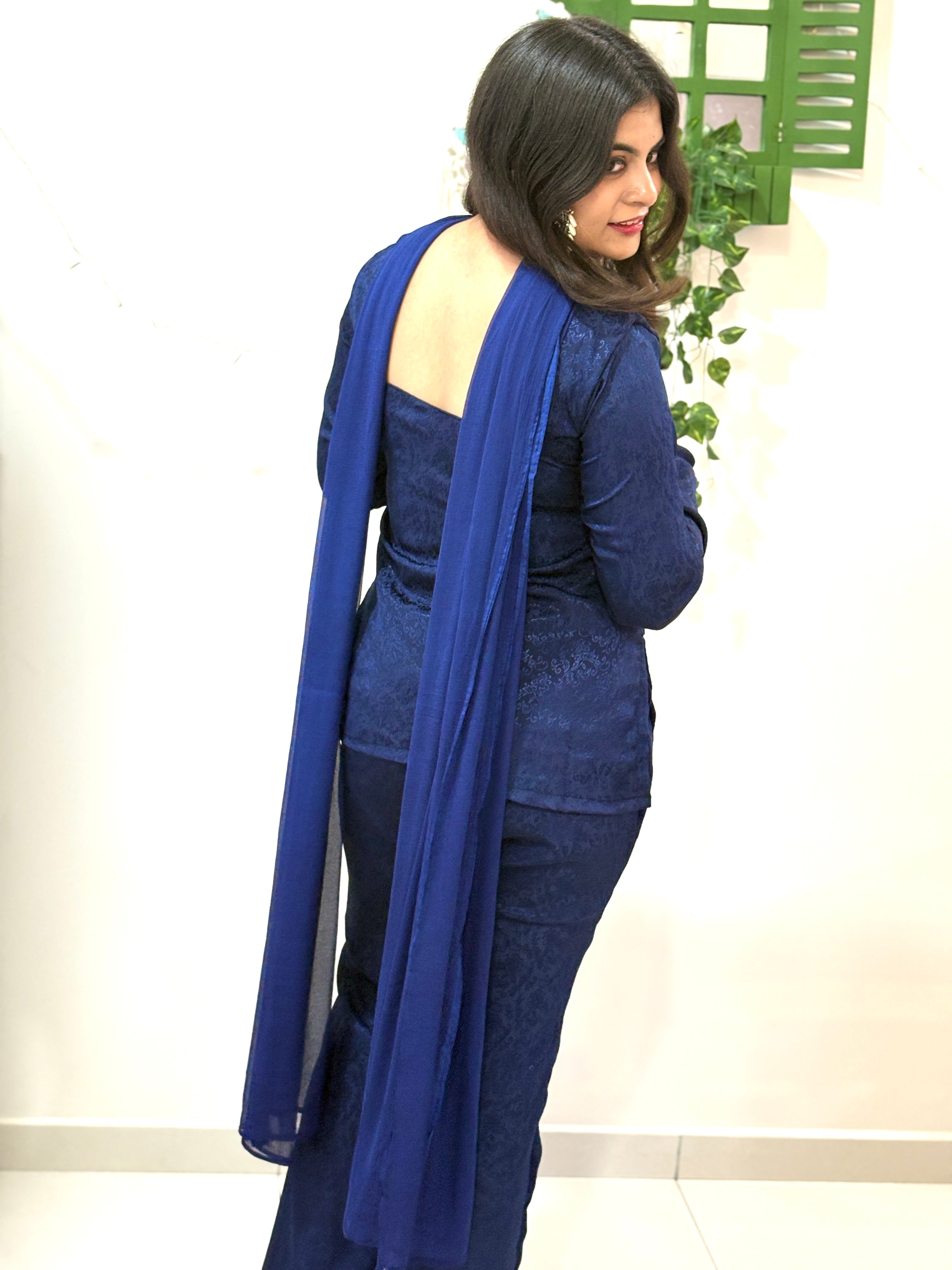 Navy Vintage Grace Suit