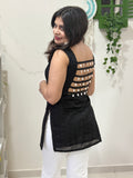 Black Shell Ladder Kurti