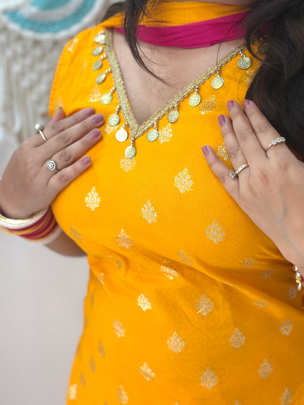 Basanti Patiala Suit Set