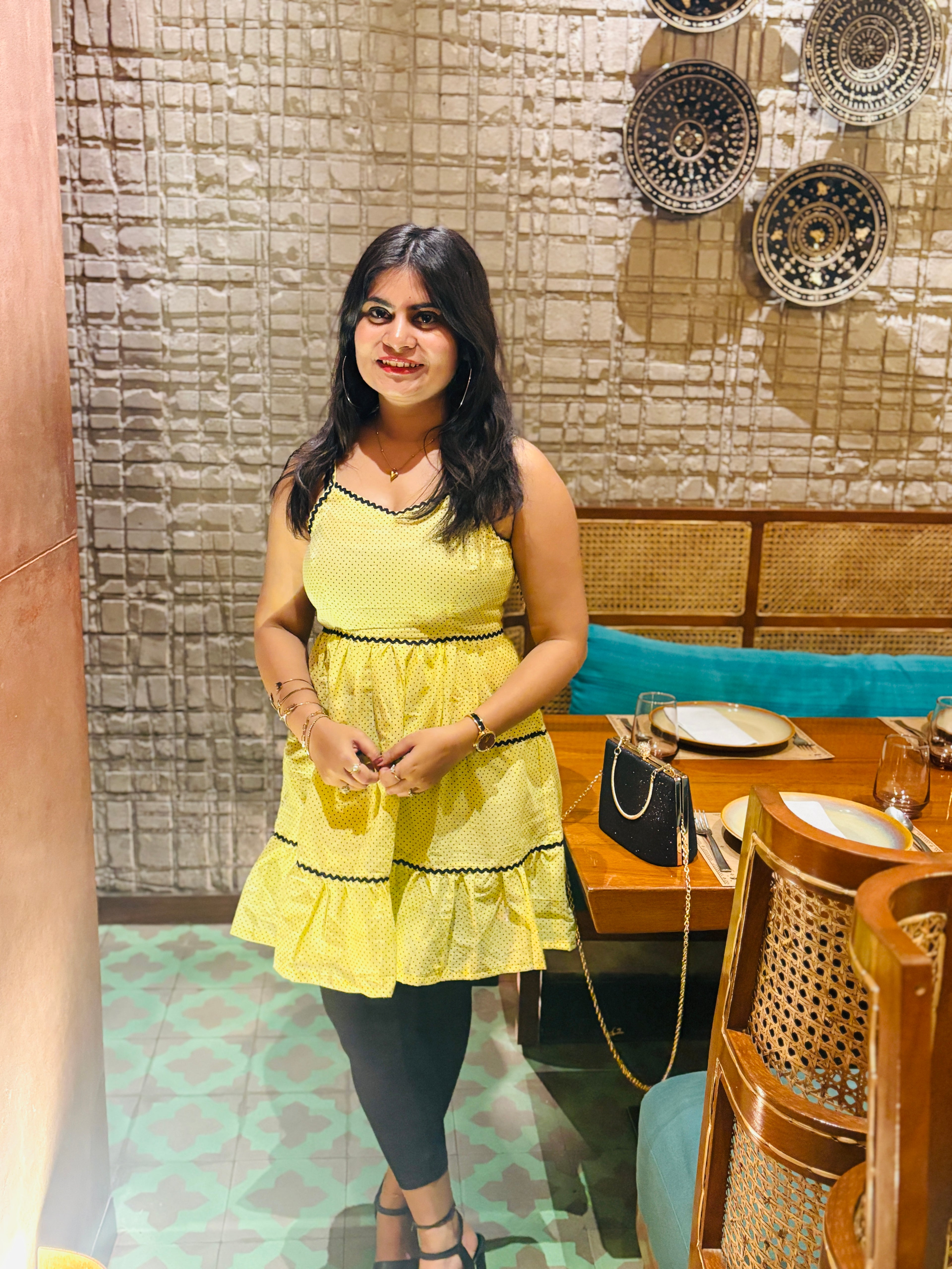 Buttercup ZigZag Charm kurti