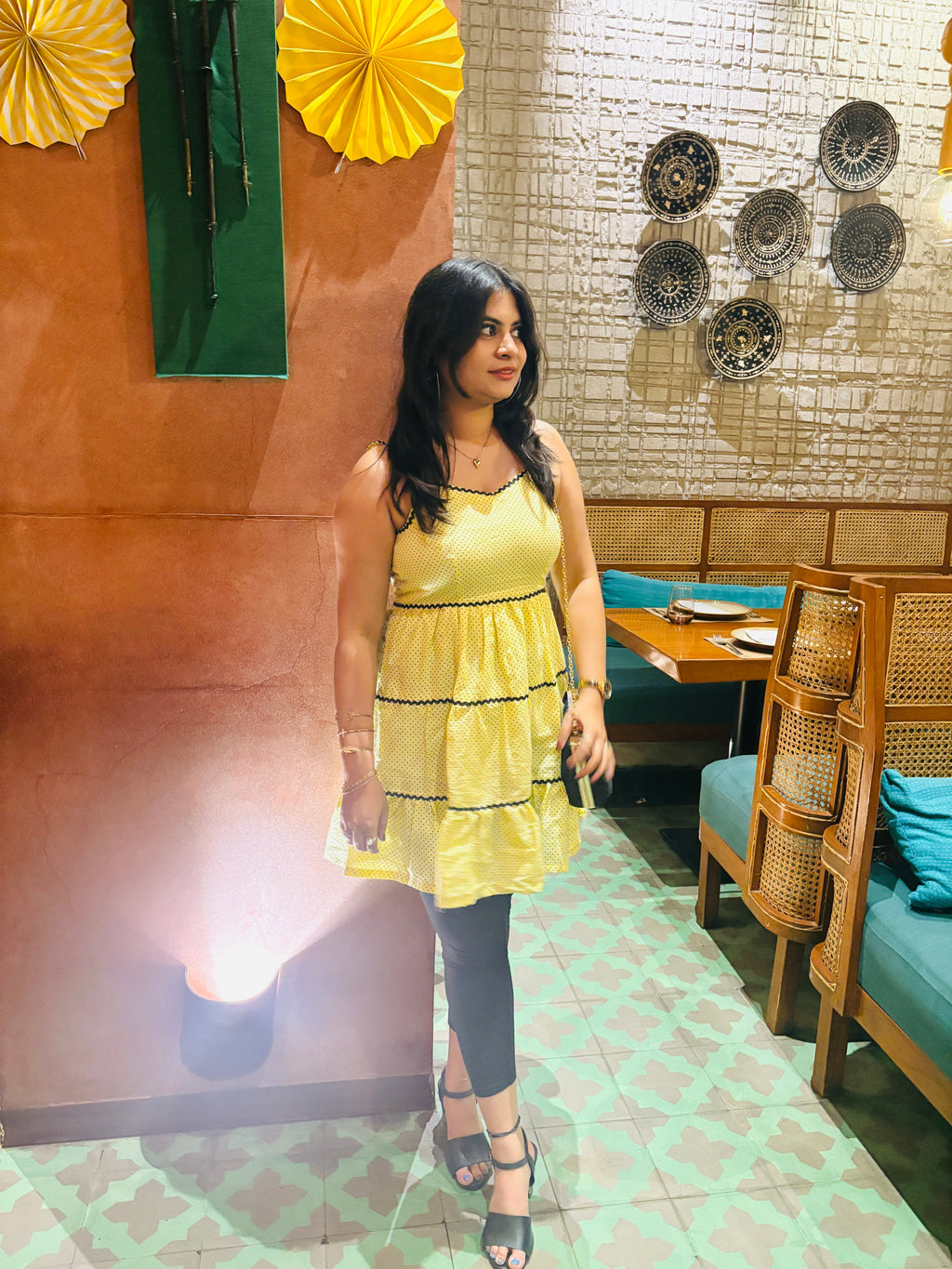 Buttercup ZigZag Charm kurti