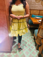 Buttercup ZigZag Charm kurti