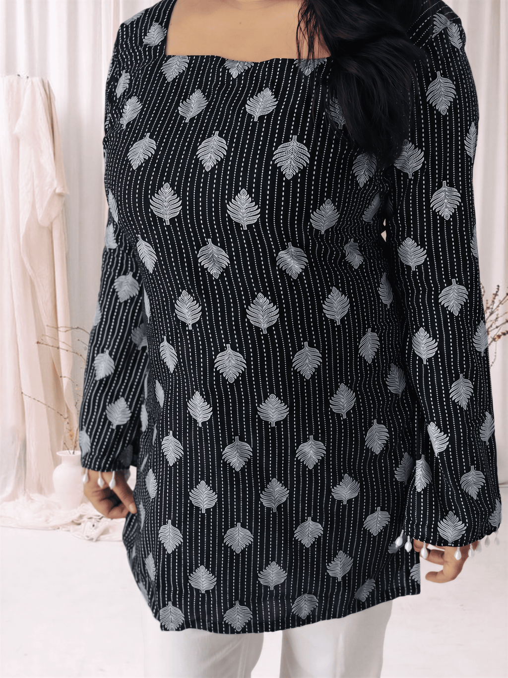 Saanjh Corset Bell Sleeve Kurti
