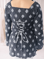 Saanjh Corset Bell Sleeve Kurti