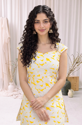 Jiya Sunshine Bloom Kurti ☀️💛