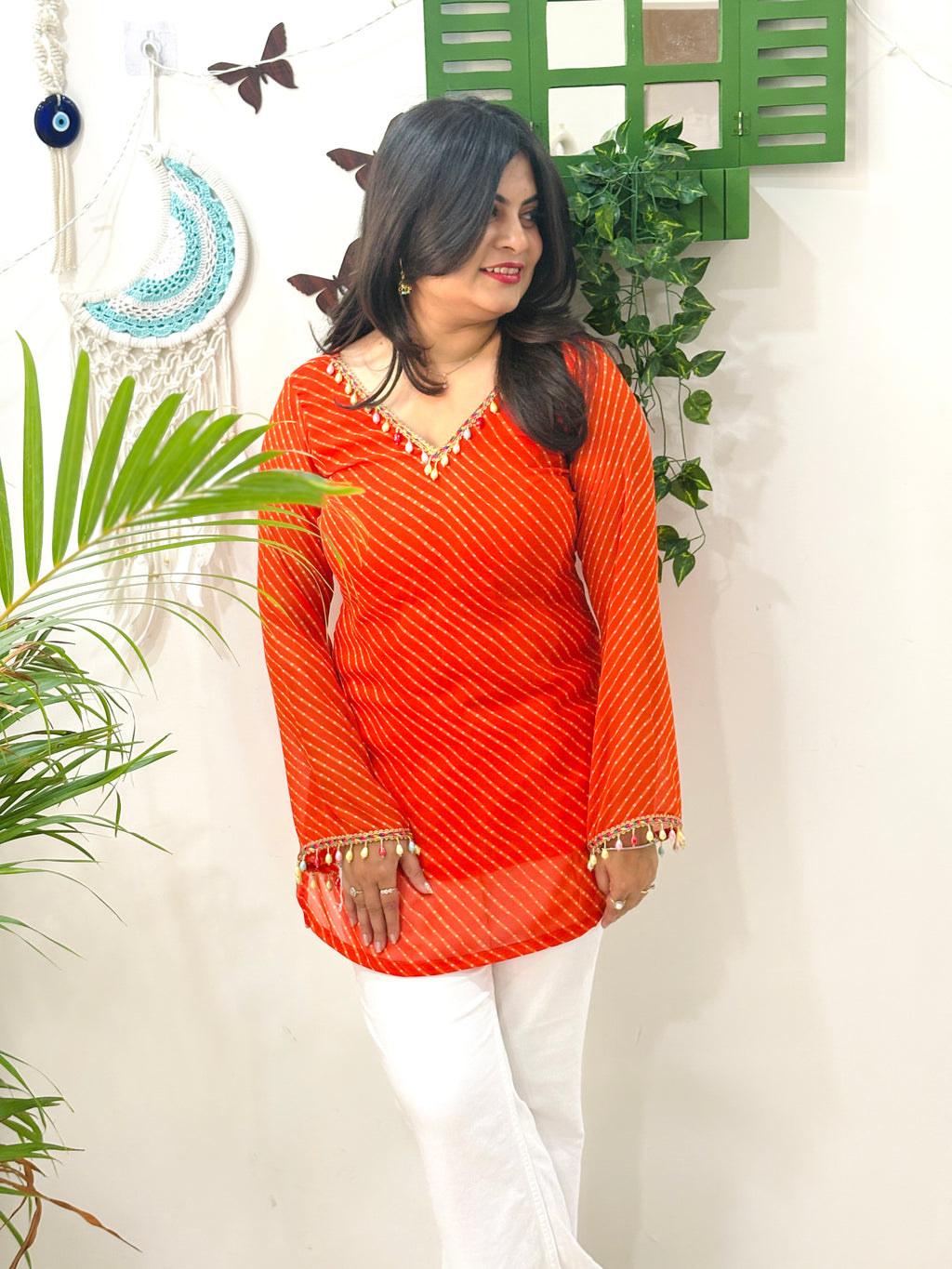 Amber Kota Doria Kurti