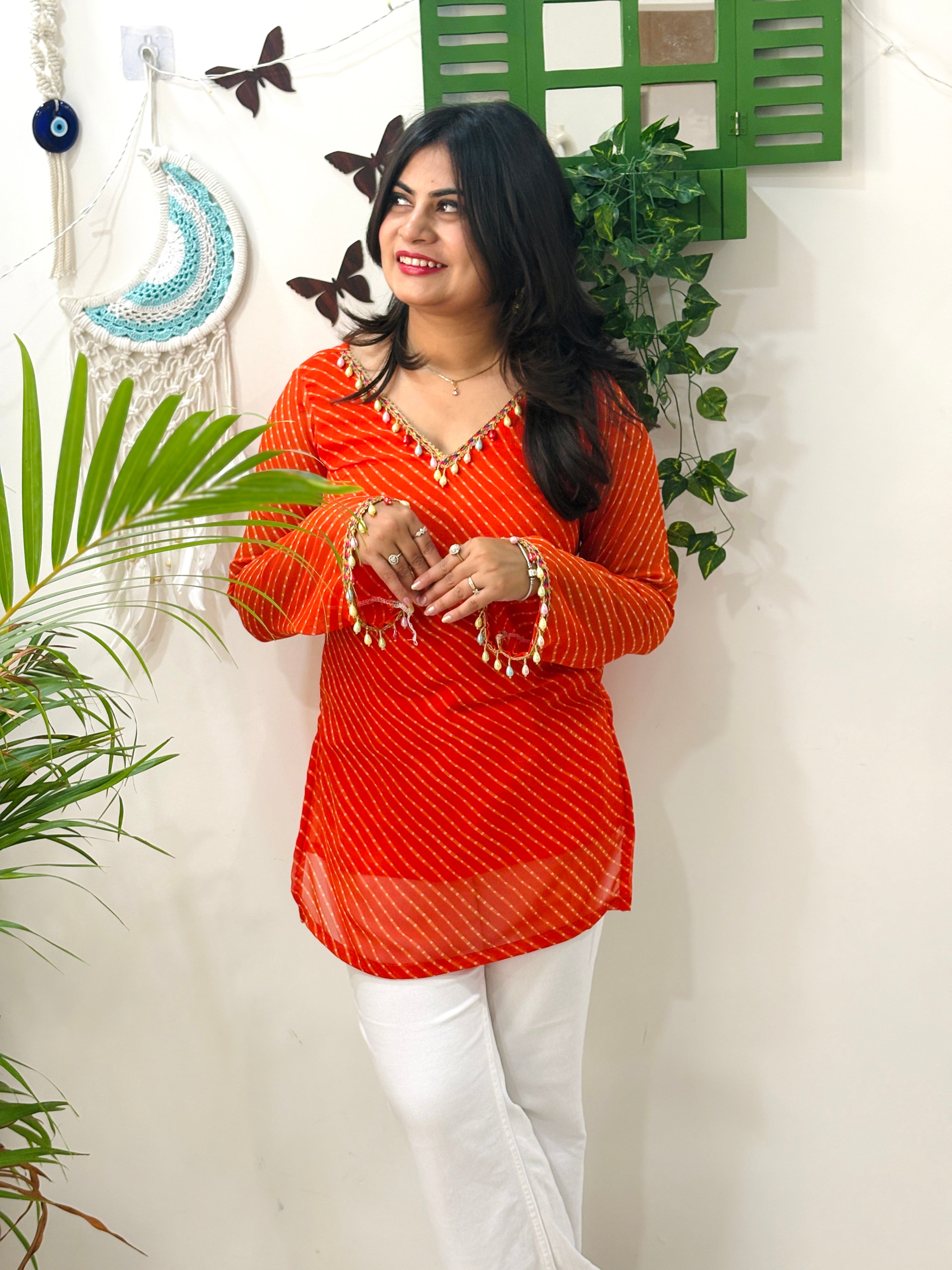 Amber Kota Doria Kurti