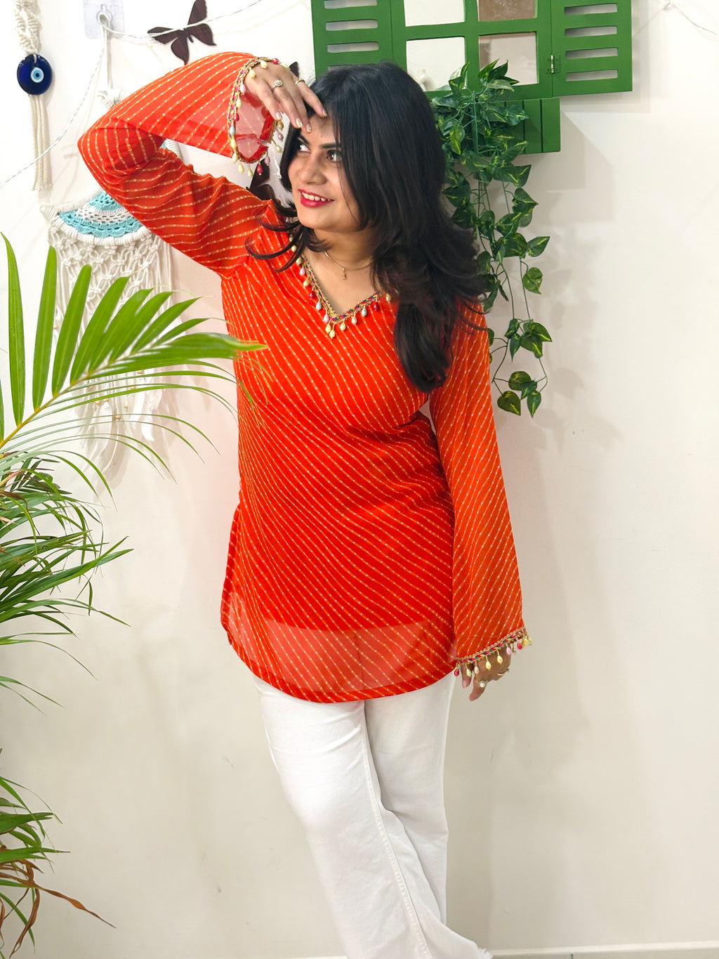 Amber Kota Doria Kurti