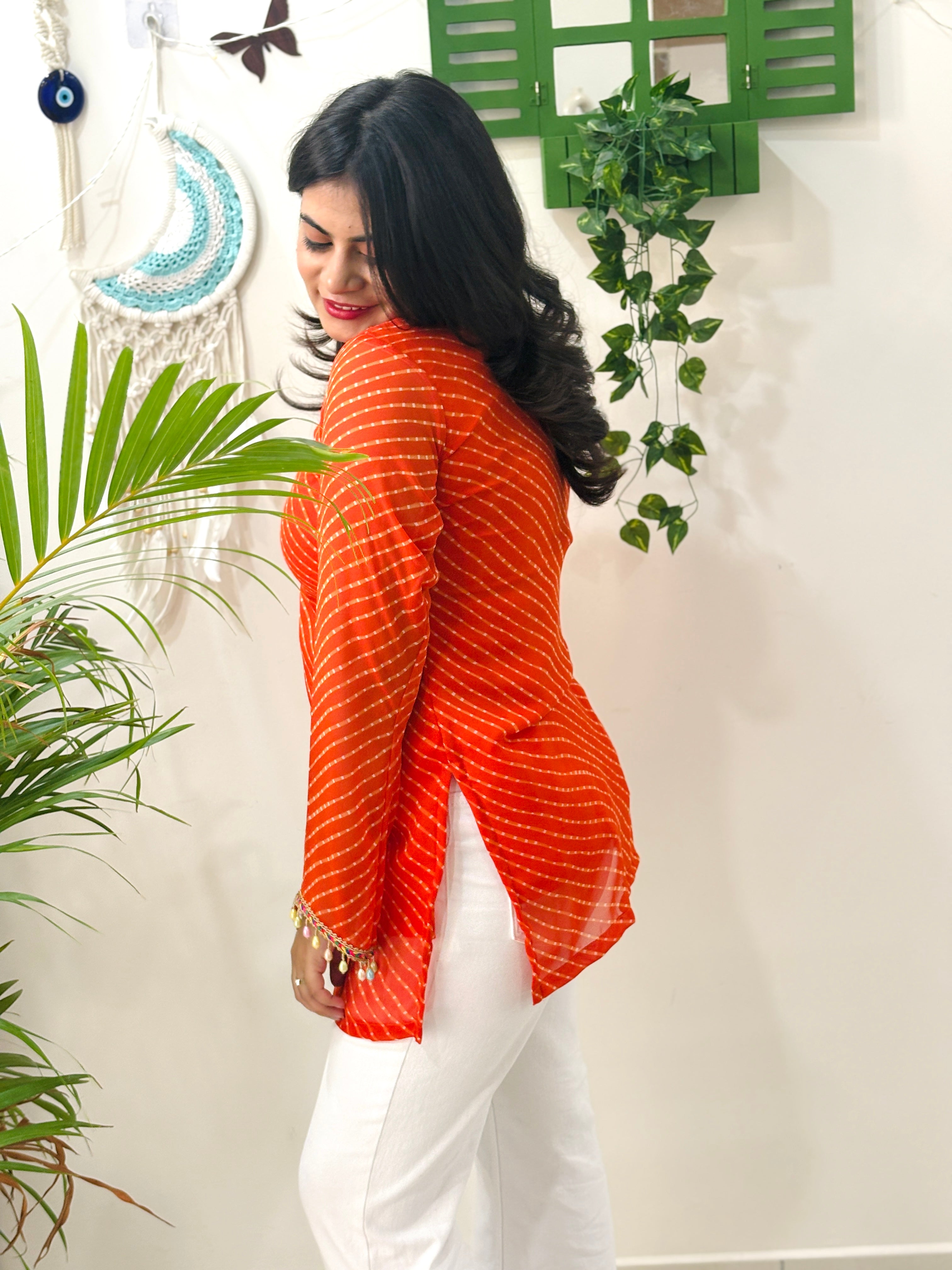 Amber Kota Doria Kurti