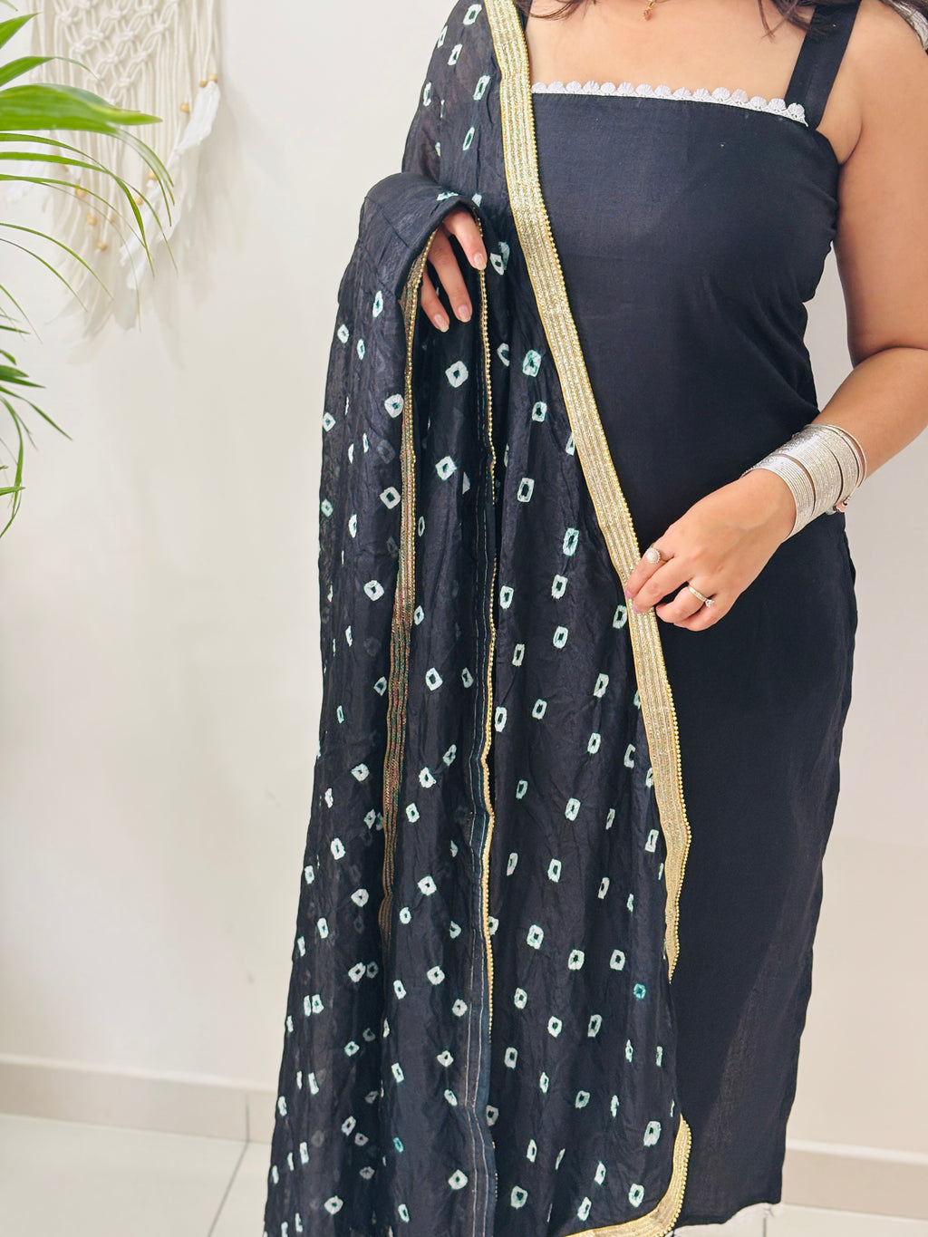 Siyah Grace Cigarette Pant Suit