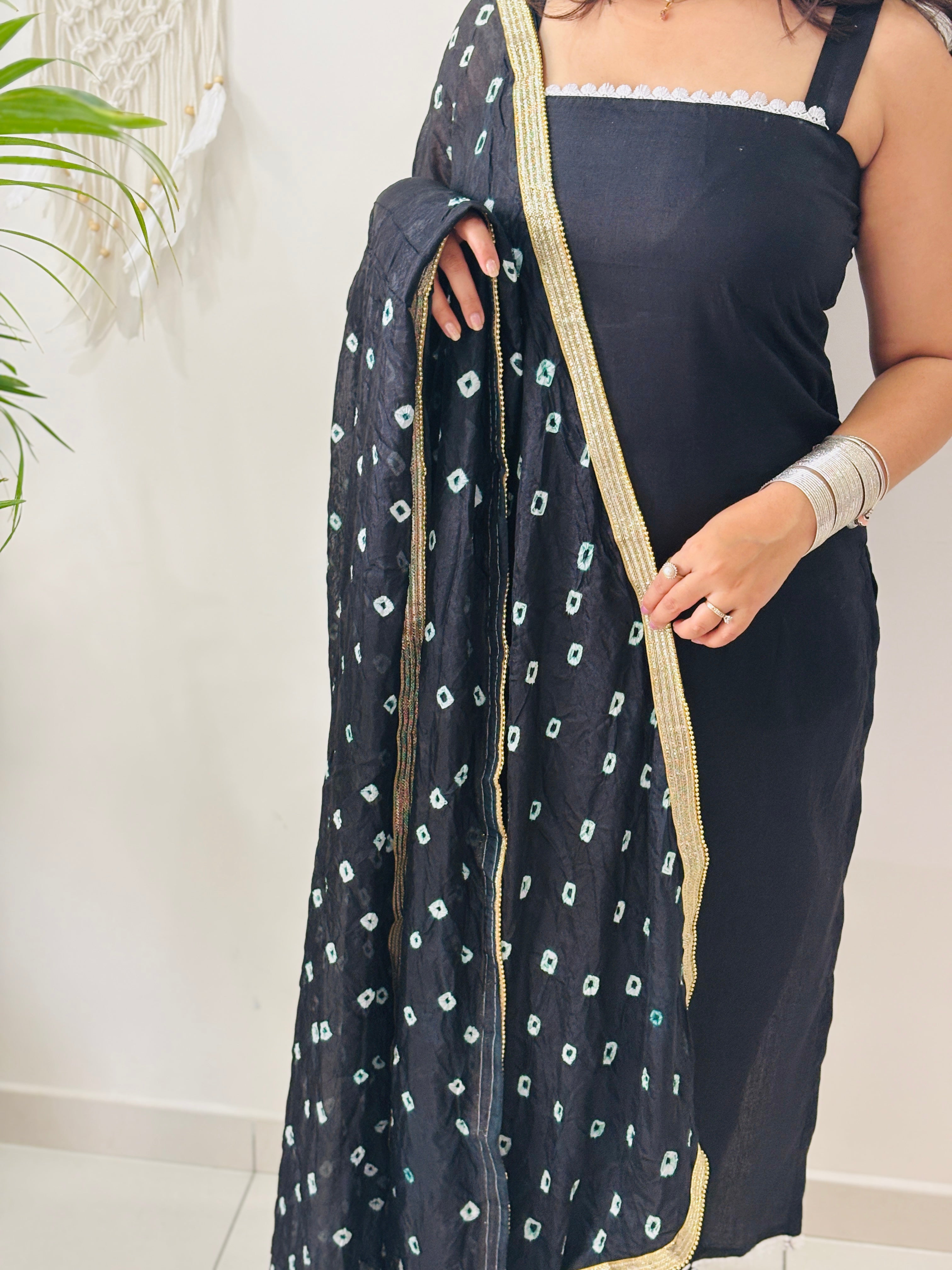 Siyah Grace Cigarette Pant Suit