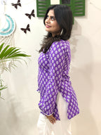 Voilet Whisper Kurti