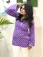 Voilet Whisper Kurti