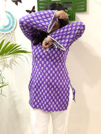 Voilet Whisper Kurti