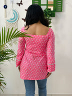 Pink Petal Charm Kurti