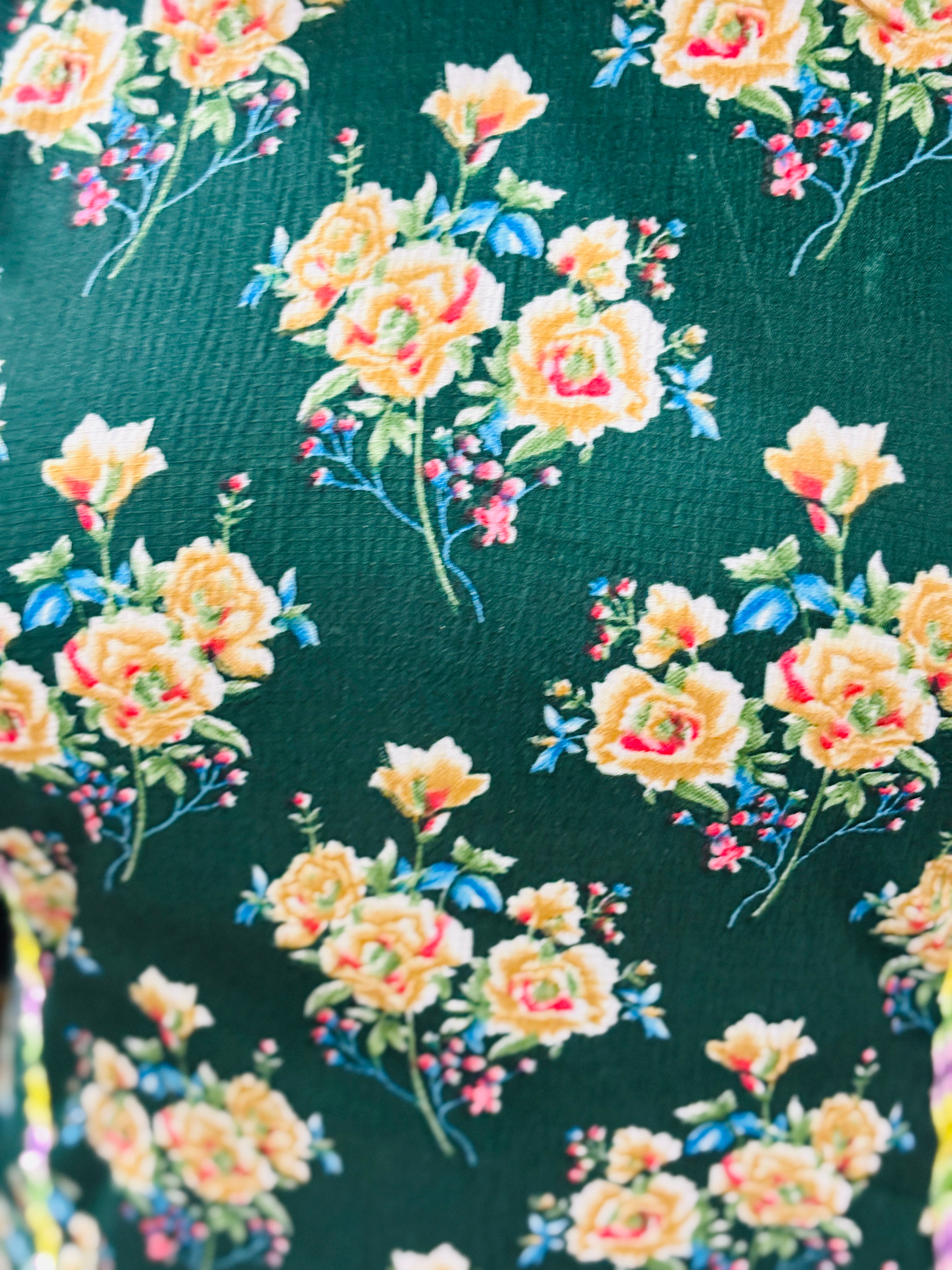 Emerald Bloom Office Kurti