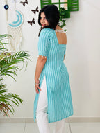 Aqua Whisper Office Kurta