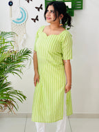Lime Grace Office Kurti