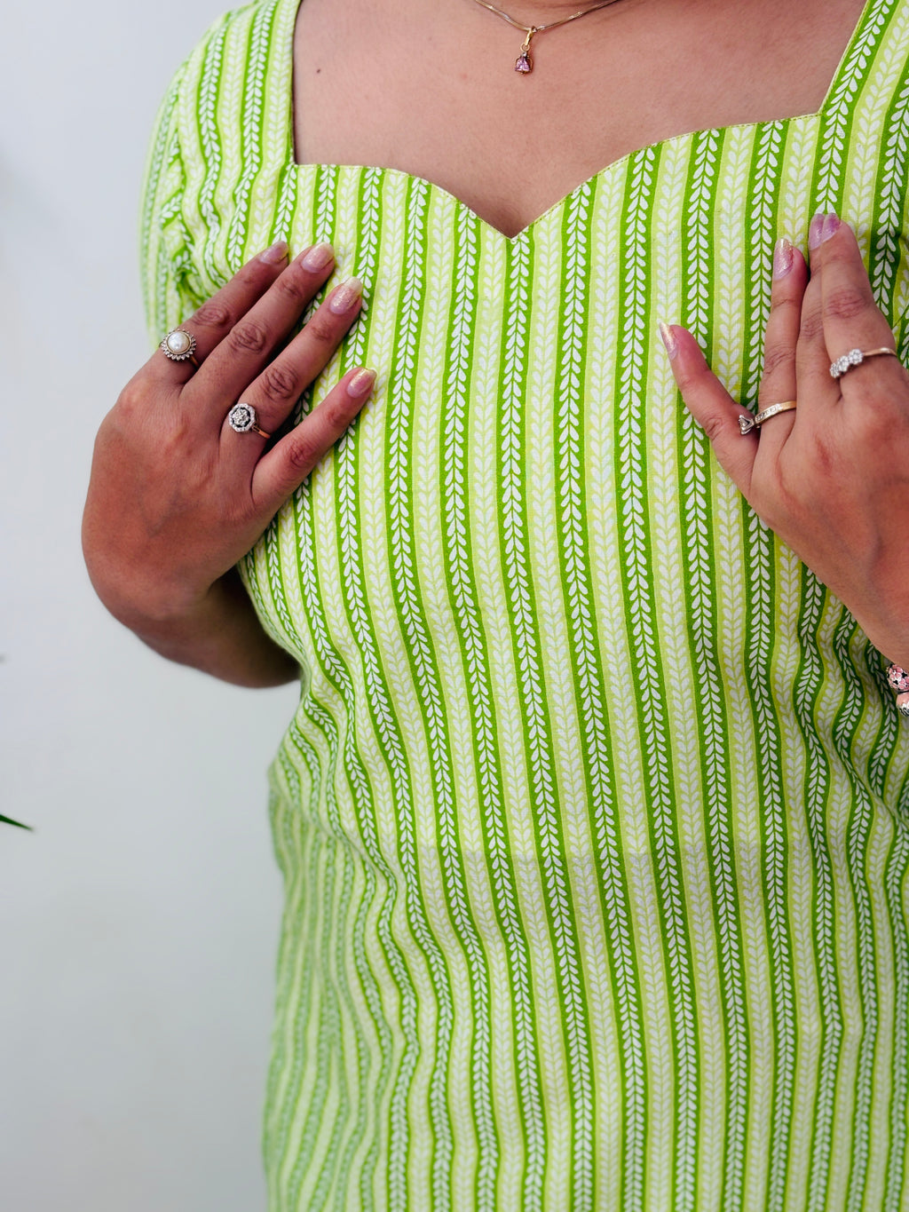 Lime Grace Office Kurti